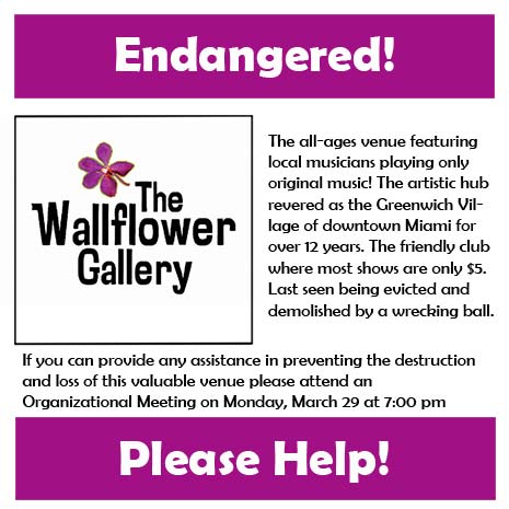 Help Save the Wallflower